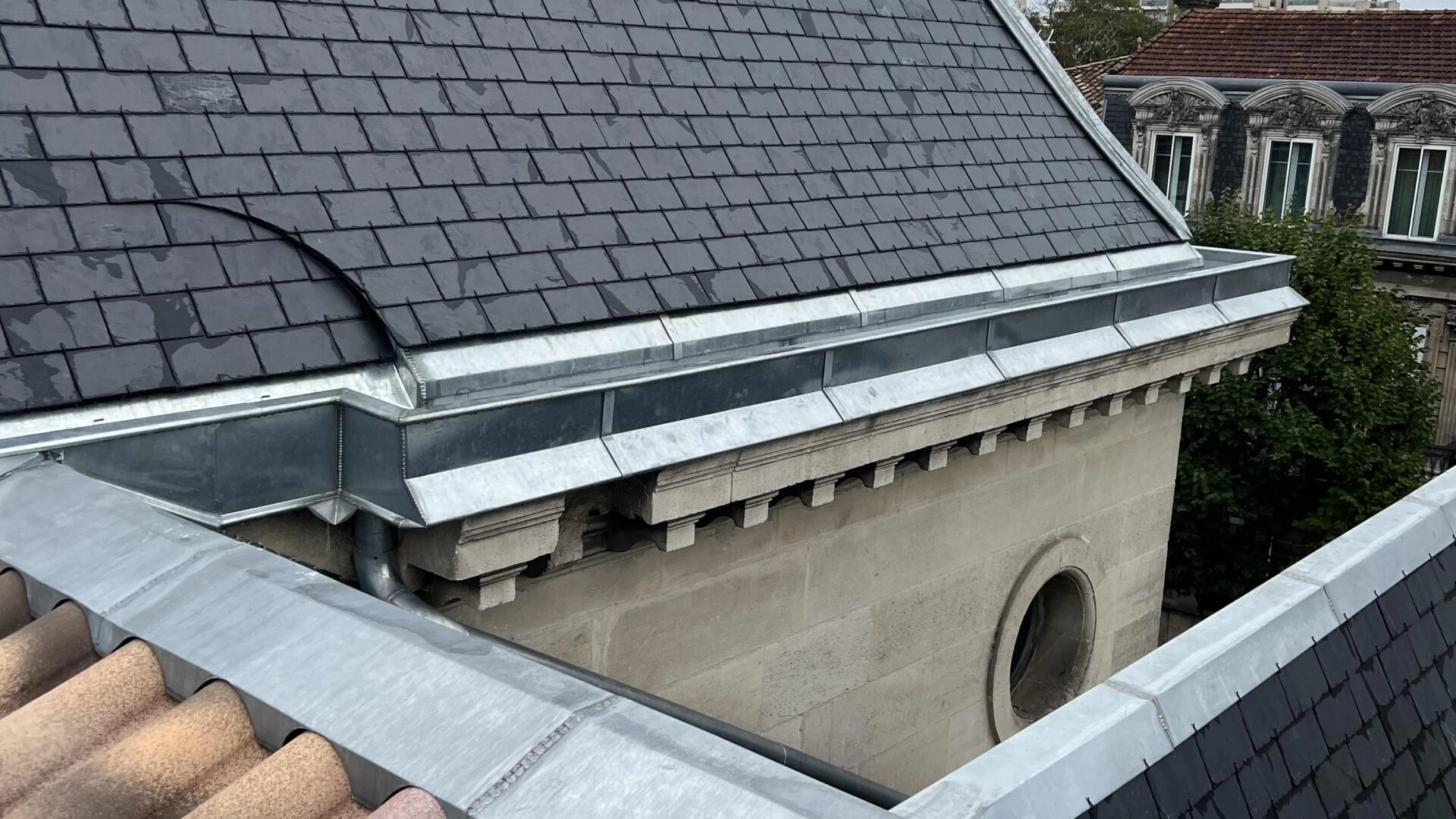 gouttières zinc 95 Val d'Oise